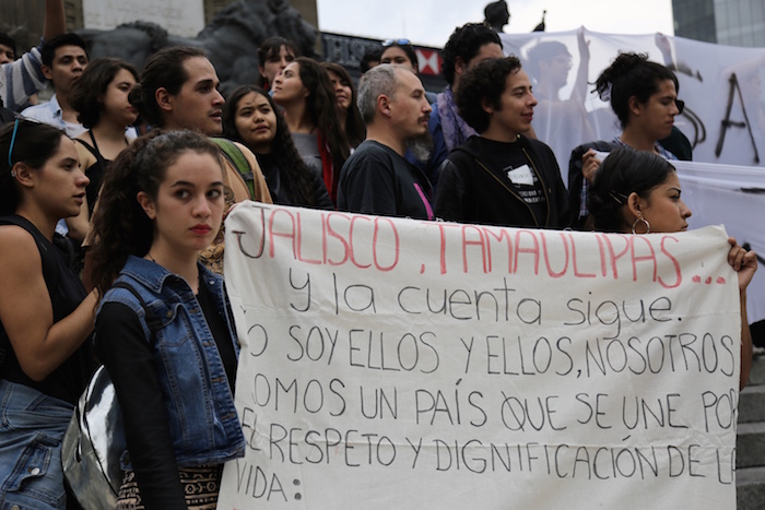 #NoSonTresSomosTodxas. Foto: Sandra Sánchez Galdoz / SinEmbargo.