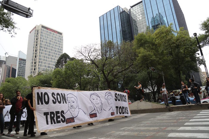 #NoSonTresSomosTodxas. Foto: Sandra Sánchez Galdoz / SinEmbargo.