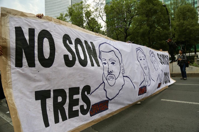 #NoSonTresSomosTodxas. Foto: Sandra Sánchez Galdoz / SinEmbargo.