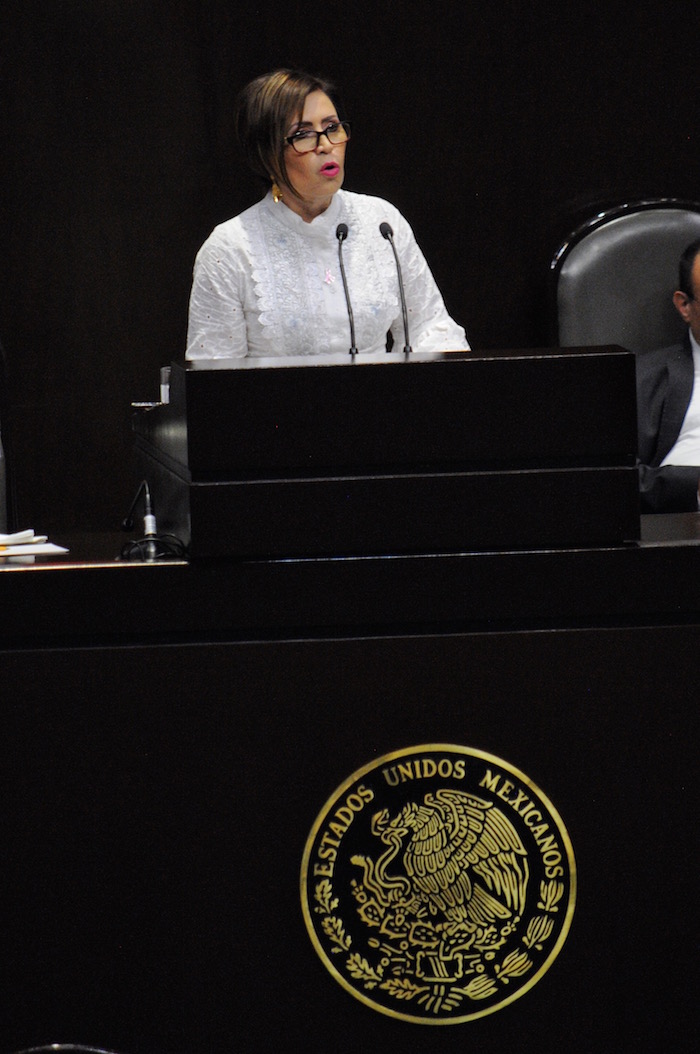 A Rosario Robles le han reclamado que se abstenga de mentirle a la Cámara de Diputados. Foto: Cuartoscuro