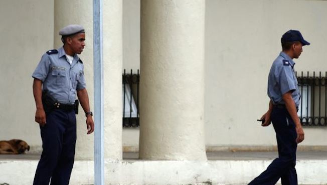 Elementos de la policía cubana. Foto: EFE