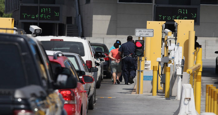 La garita de Tijuana San Ysidro. Foto: Cuartoscuro