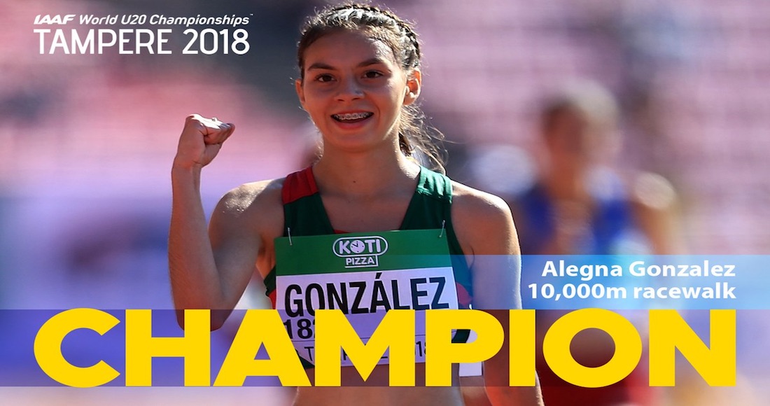 Alegna González hace historia y gana oro en los 10 mil ...