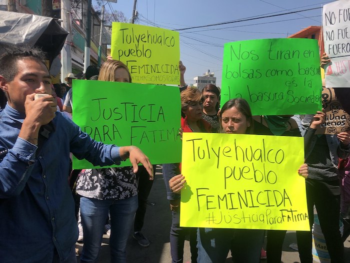 Vecinos se sumaron a la exigencia de justicia para el asesinato de Fátima. Foto: Cri Rodríguez, SinEmbargo