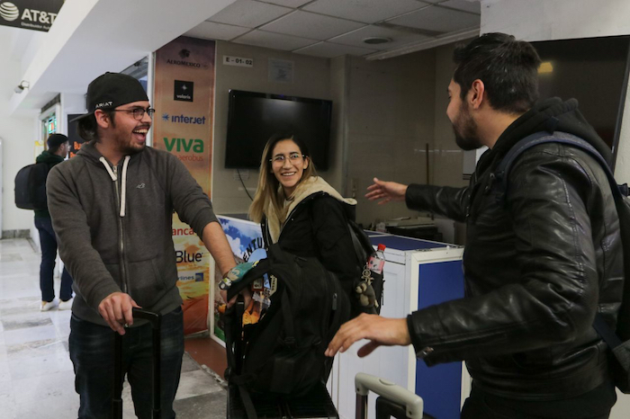 Su Llegada Fue En La Sala E De La Terminal Del Aeropuerto Internacional De La Ciudad De México aicm Foto Graciela López Cuartoscuro