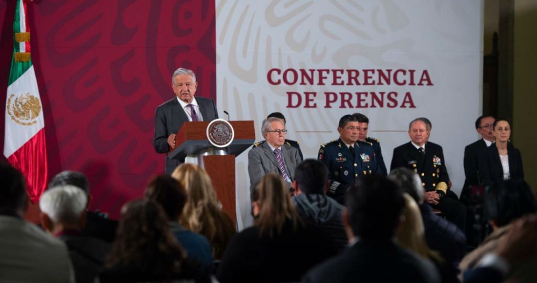 Andrés Manuel López Obrador, Presidente de México, anunció esta mañana que se está preparando un plan DN-III para enfrentar la pandemia de coronavirus en el país. Foto: Gobierno de México