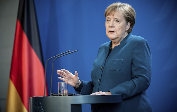 La Canciller Alemana Angela Merkel En Berlín El De Marzo De Foto Michael Kappelerpool Photo Vía Ap