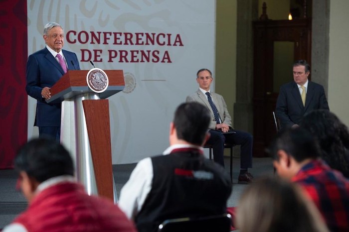 Andrés Manuel López Obrador, Presidente de México, en su conferencia matutina de este jueves. Foto: Gobierno de México