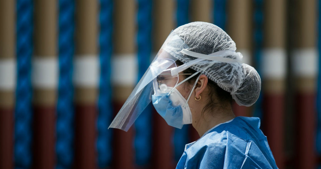 Personal médico del Hospital General de México continúan con sus labores para atender pacientes de COVID-19.