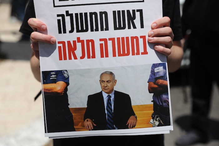 Protestas Por El Juicio Al Primer Ministro De Israel