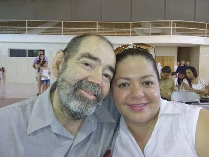 Gabriela y su padre.