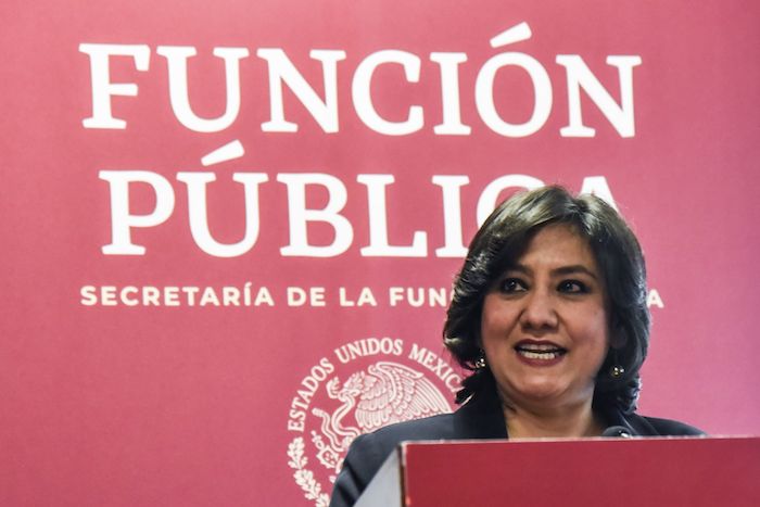 Irma Eréndira Sandoval Ballesteros, Secretaria de la Función Pública.