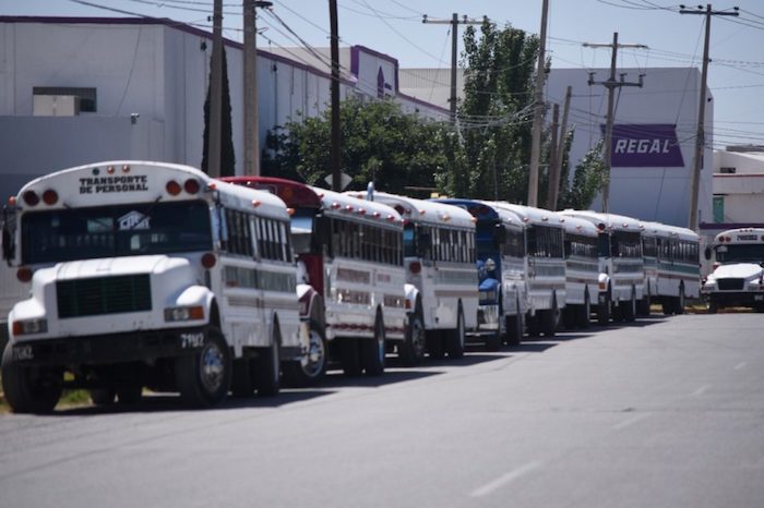 Inmediaciones de la maquiladora Regal en Ciudad Juárez.