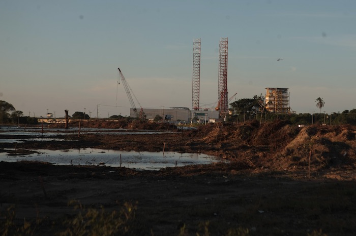 La construcción de la refinería Dos Bocas inició en junio de 2019.