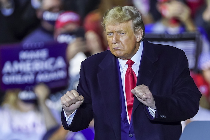 Donald Trump, Presidente de Estados Unidos, en un acto de campaña en Ohio. 