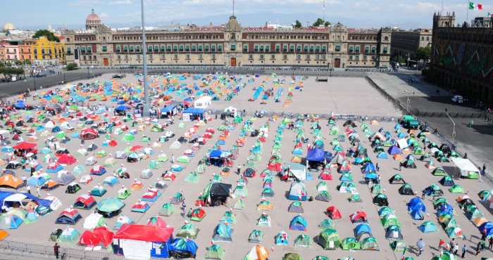 Casas De Campaña Colocadas Por Integrantes Del Frena