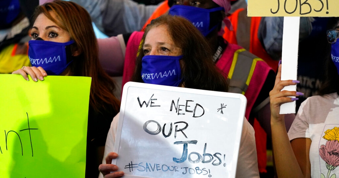 Protesta empleo eu