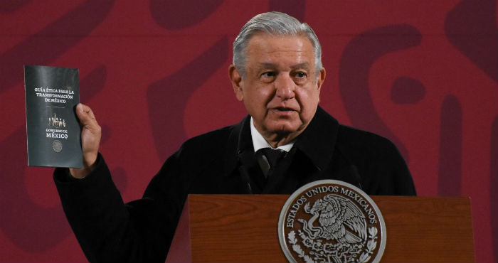 El Presidente De México Andrés Manuel López Obrador Presenta La guía Ética Para La Transformación De México