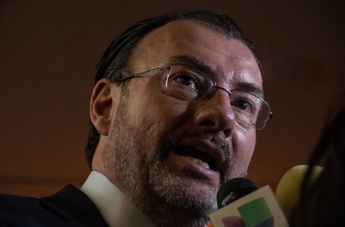 Luis Videgaray Caso, exsecretario de Relaciones Exteriores, durante el Acto Conmemorativo del 73 Aniversario de la Organización de la Naciones Unidas en 2018. 