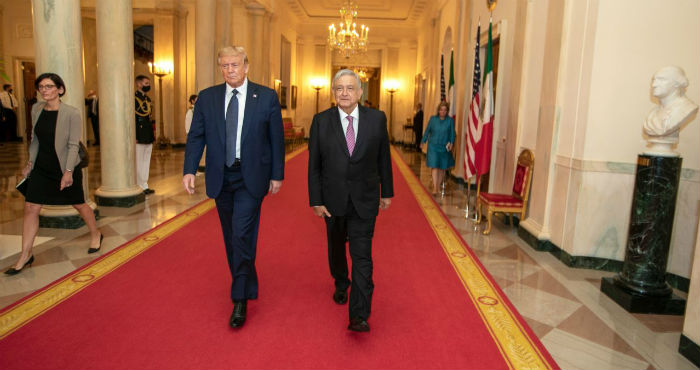 Amlo Y Donald Trump En La Casa Blanca