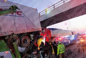 El Choque Dejó a Pasajeros Lesionados Foto Periódico Central