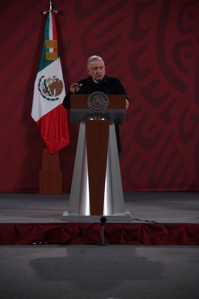 Andrés Manuel López Obrador Presidente De México En Su Conferencia De Este Martes