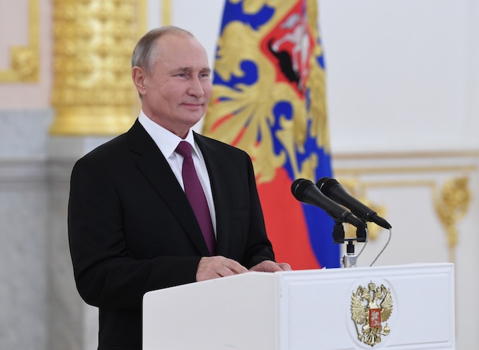 El Presidente de Rusia, Vladímir Putin. 