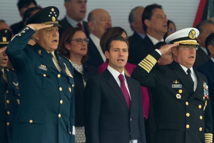 Salvador Cienfuegos Zepeda fue titular la de la Sedena durante el sexenio de Peña Nieto. 