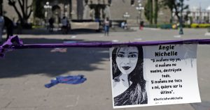 Feministas Exigen Justicia En El Zócalo De Puebla Por Los Casos De Feminicidios Registrados En El Estado En Especial Por El Caso De Angie Michelle Foto Mireya Novo Cuartoscuro