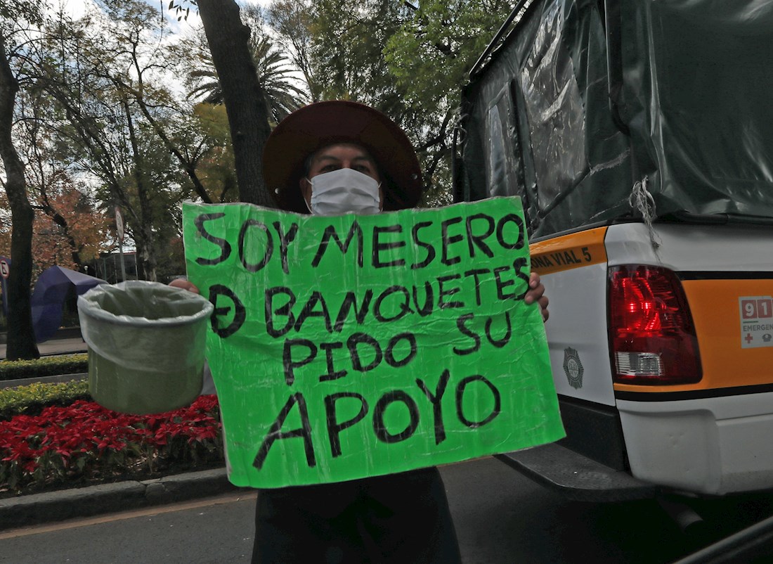 Protesta restaurantes cdmx