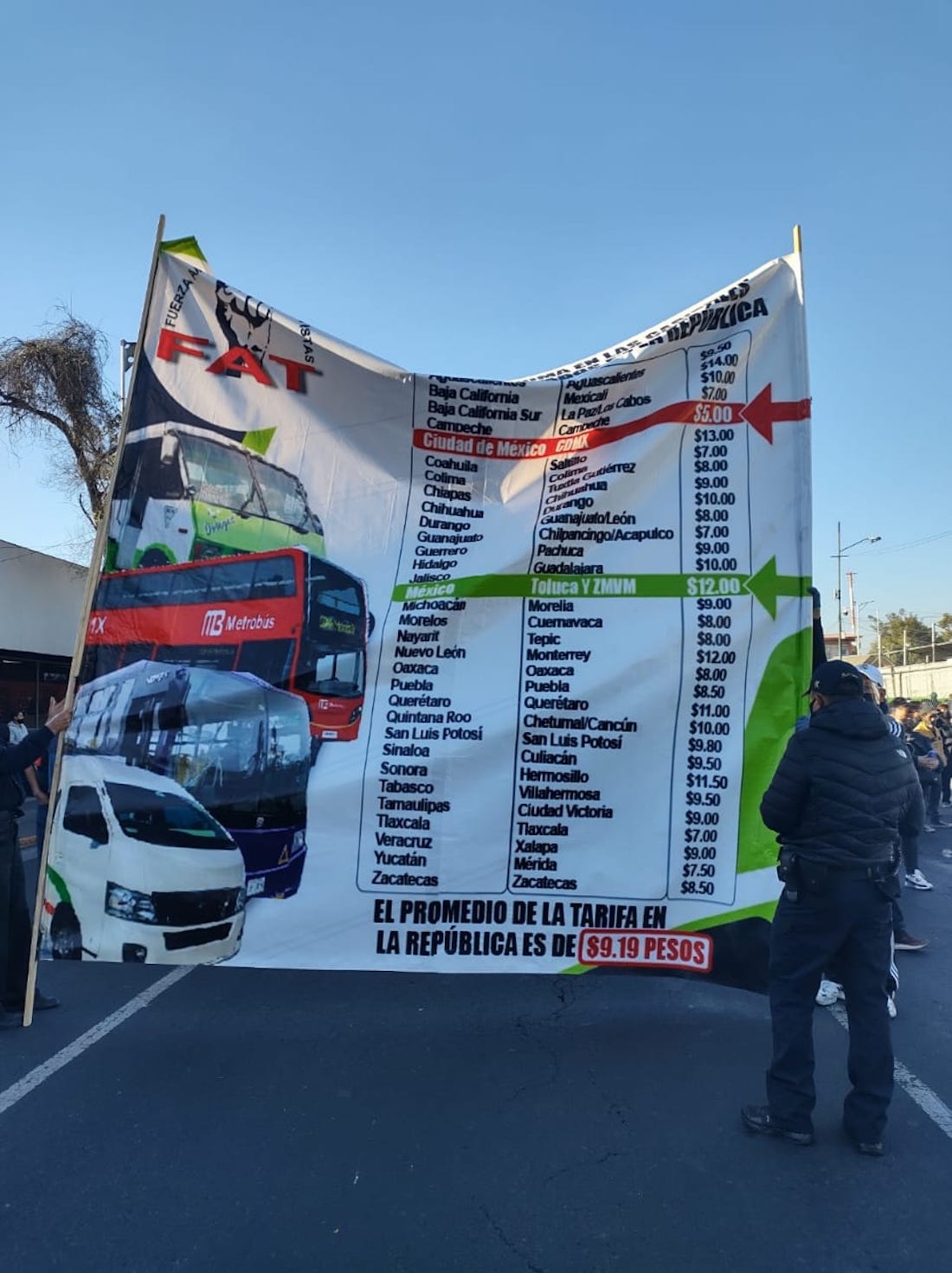 Foto El Bloqueo De Los Transportistas a La Altura Del Metro Martin Carrera