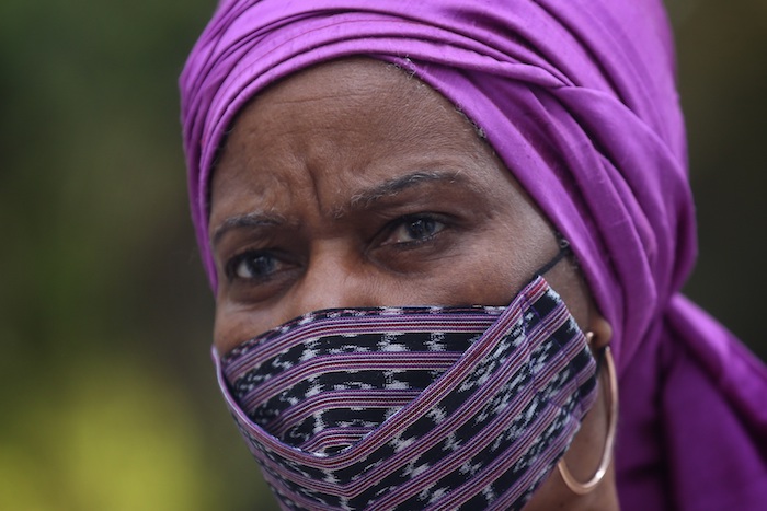 La directora de ONU Mujeres, Phumzile Mlambo-Ngcuka, habla durante una entrevista con EFE, el 30 de marzo de 2021 en Ciudad de México (México). 