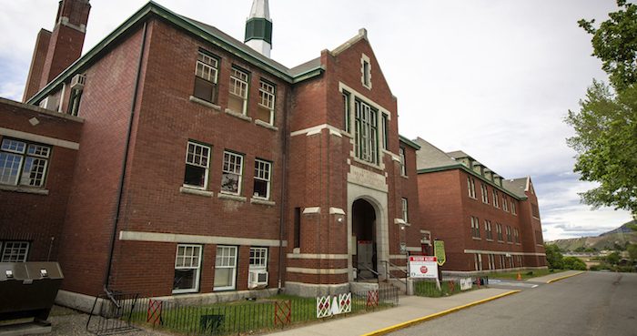 La Que Fuera La Escuela Internado Para Indígenas Kamloops En Esta Fotografía Del Jueves De Mayo De En Kamloops Columbia Británica Canadá