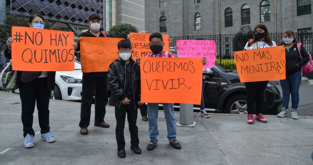 NIÑOS-CÁNCER-PROTESTA