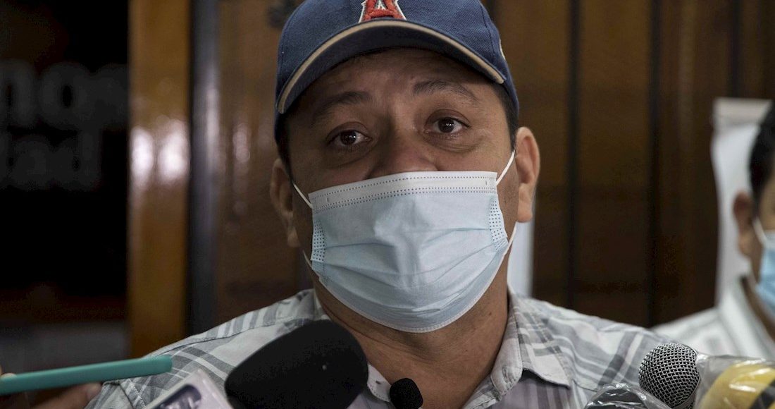 Medardo Mairena, aspirante a la Presidencia de Nicaragua, fue detenido el 5 de julio. Foto: Jorge Torres, EFE.