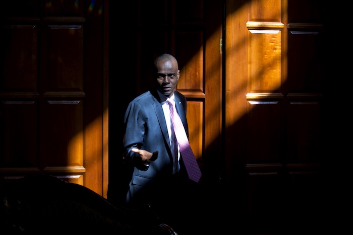 Fotografía De Archivo Del De Febrero De Del Presidente De Haití Jovenel Moïse Llegando Para Una Entrevista En Su Casa En Petion ville Un Suburbio De Puerto Príncipe Haití