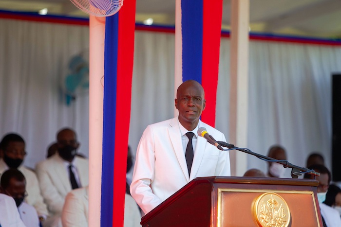 El Presidente haitiano que fue asesinado en su residencia.