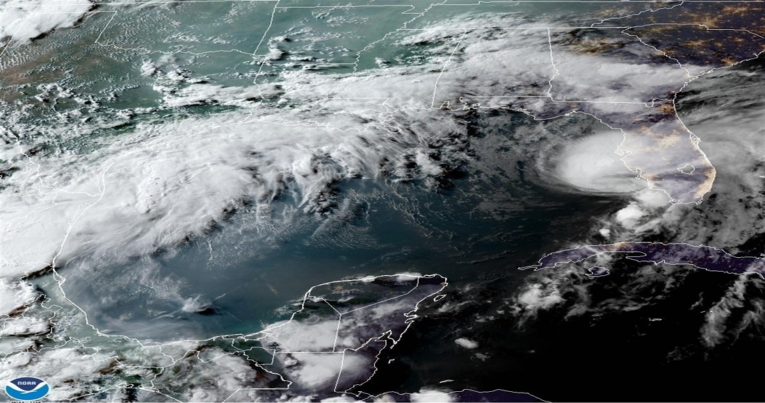 Tormenta tropical "Elsa" toca tierra en Florida