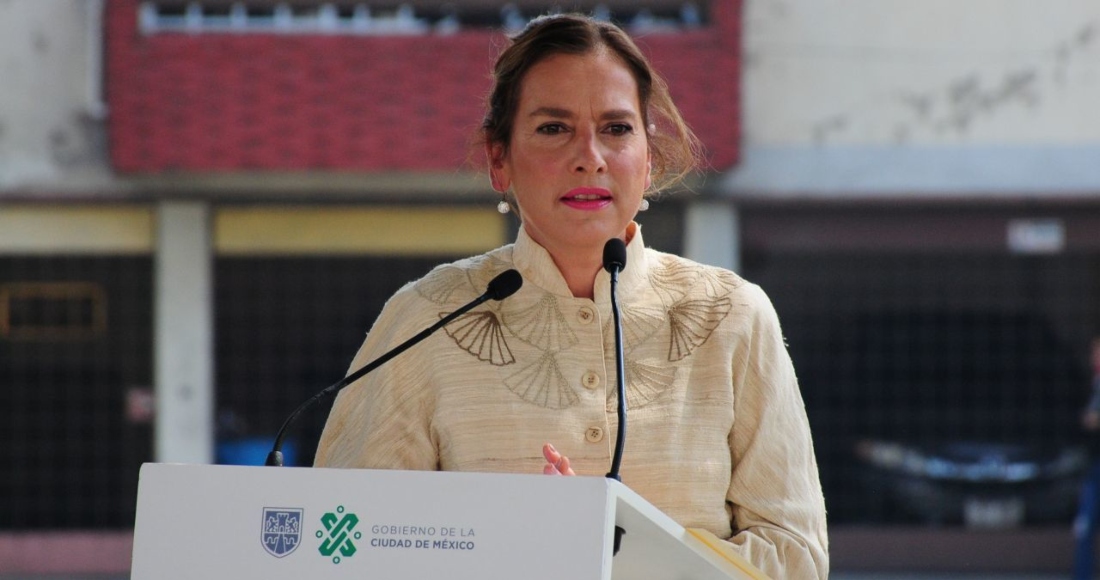 Beatriz Gutiérrez Müller, presidenta honoraria de la Comisión de Coordinación de Memoria Histórica y Cultural de México.