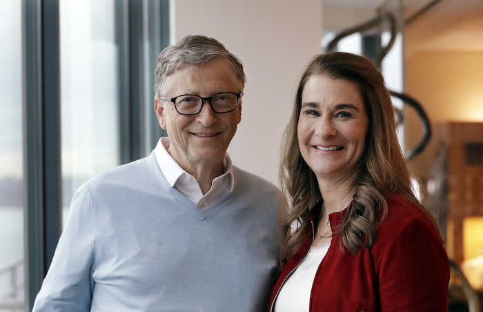 Bill Gates y Melinda French Gates el 1 de febrero del 2019 en Kirkland, Washington. 