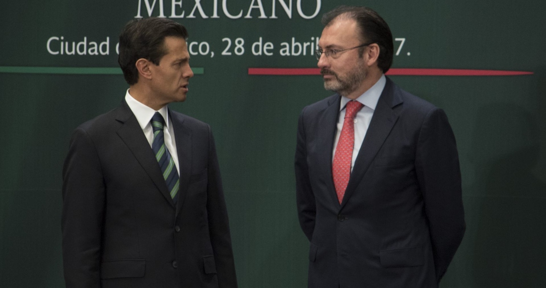 Enrique Peña Nieto, expresidente de México, y Luis Videgaray, quien fuera su Secretario de Relaciones Exteriores.