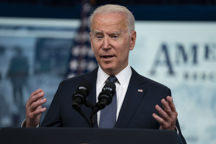 El Presidente Joe Biden en la Casa Blanca en Washington el 15 de julio del 2021.