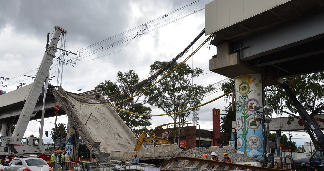 Colapso del tramo de la Línea 12 del Metro