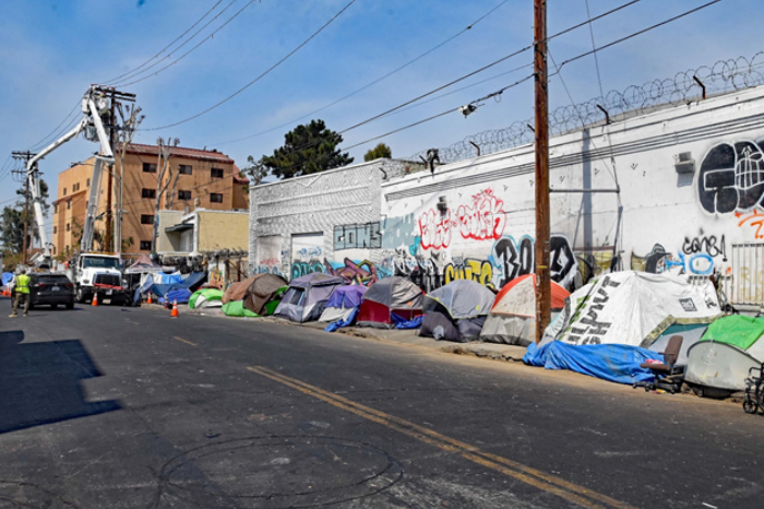 Skid Row Los Ángeles California