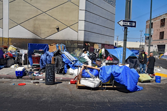 Skid Row Los Ángeles California