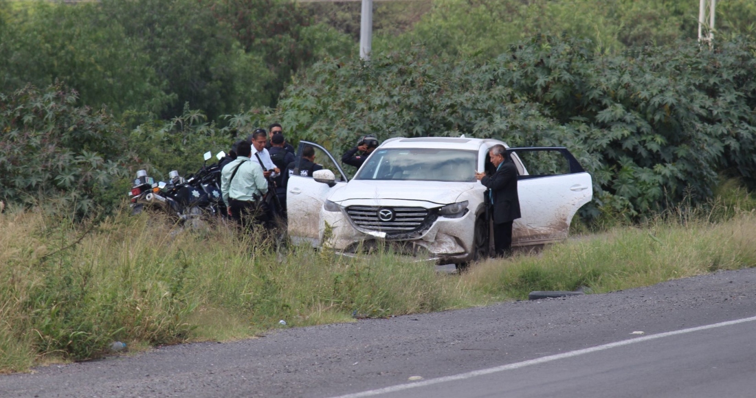 Enfrentamiento en una carretera de Guanajuato.