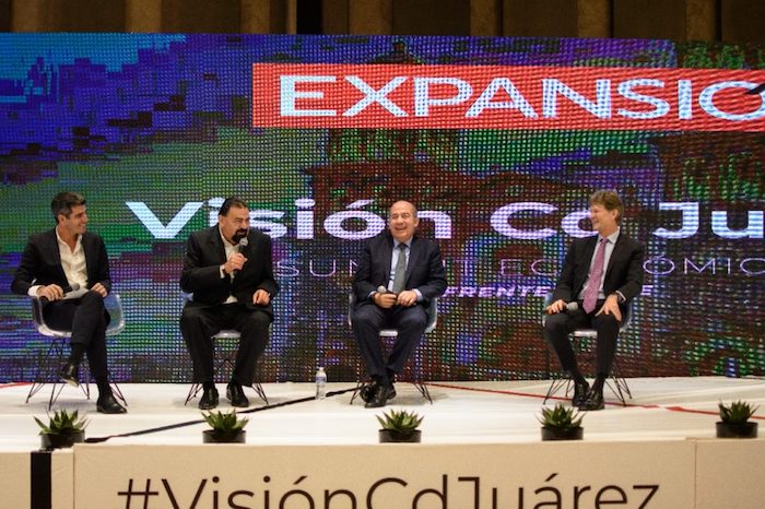 El expresidente de México durante su ponencia en el foro "Visión Chihuahua: Summit económico", organizado organizado por Grupo Expansión.