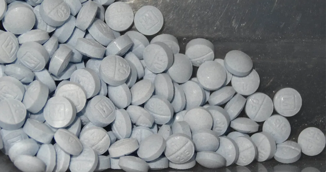 Pastillas de oxycodona bañadas en fentalino.