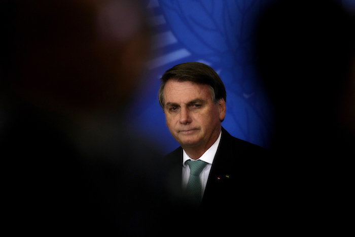 El Presidente brasileño Jair Bolsonaro durante una ceremonia en Brasilia, el lunes 27 de septiembre de 2021.