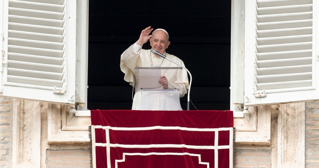 El Papa Francisco en la Plaza San Pedro del Vaticano el 3 de octubre del 2021.